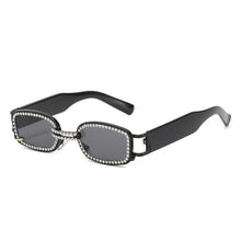 Load image into Gallery viewer, Vintage  Brand Designer Diamond Square Sunglasses Women 2023 Travel Gradient Crystal Small Punk Sun Glasses Shades