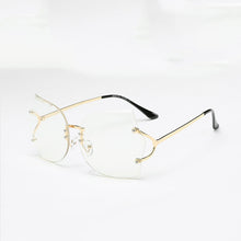 Load image into Gallery viewer, Vintage Rimless Sunglasses Women 2023 Gradient Rimless Sun Glasses Women Ladies Pink Clear Oversized Sunglasses Female