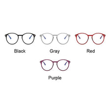 Load image into Gallery viewer, Vintage Round Glasses Frame Brand Designer Clear Eyeglasses Transparent Lens Eyewear Plastic Nerd Retro Oculos