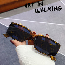 Load image into Gallery viewer, Vintage Small Frame Square Sunglasses Women Men 2023  Brand Designer Popular Travel Sun Glasses Ladies UV400 Gafas