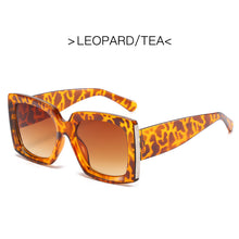 Load image into Gallery viewer, Vintage Square Sunglasses Women  Brand Designer Sexy Lady Big Frame Oversized Sun Glasses Travel Shades Eyewear