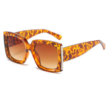Load image into Gallery viewer, Vintage Square Sunglasses Women  Brand Designer Sexy Lady Big Frame Oversized Sun Glasses Travel Shades Eyewear