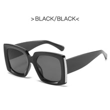 Load image into Gallery viewer, Vintage Square Sunglasses Women  Brand Designer Sexy Lady Big Frame Oversized Sun Glasses Travel Shades Eyewear