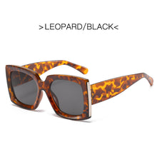 Load image into Gallery viewer, Vintage Square Sunglasses Women  Brand Designer Sexy Lady Big Frame Oversized Sun Glasses Travel Shades Eyewear