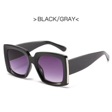 Load image into Gallery viewer, Vintage Square Sunglasses Women  Brand Designer Sexy Lady Big Frame Oversized Sun Glasses Travel Shades Eyewear