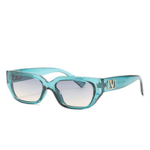 Load image into Gallery viewer, Vintage Square Sunglasses Women Men 2023  Brand Designer Travel Small Frame Green Sun Glasses Female Lady UV400