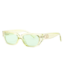 Load image into Gallery viewer, Vintage Square Sunglasses Women Men 2023  Brand Designer Travel Small Frame Green Sun Glasses Female Lady UV400
