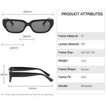 Load image into Gallery viewer, Vintage Square Sunglasses Women Men 2023  Brand Designer Travel Small Frame Green Sun Glasses Female Lady UV400