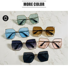 Load image into Gallery viewer, Vintage Square Sunglasses Women Men  Brand Designer Travel Big Frame Popular Metal Sun Glasses Female Shades UV400
