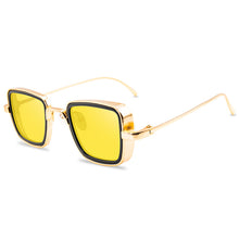 Load image into Gallery viewer, Vintage Steampunk Sunglasses For Men Women Classic Retro Male Car Driving Sports Summer Metal UV400 Sun Glasses Eyewear