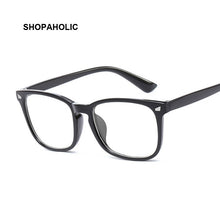 Load image into Gallery viewer, Vintage Transparent Rectangle Glasses Women Retro Square Frame Sun Glasses Brand Designer  Female Blue Eyewear