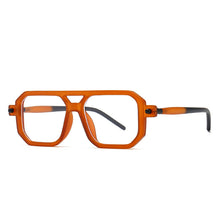 Load image into Gallery viewer, Vintage Unique Double Bridges Polygon Square Sunglasses Women Retro Clear Anti-Blu-Ray Glasses Frame Men Shades UV400