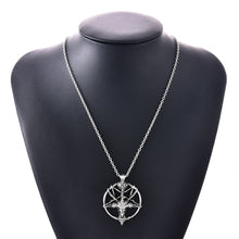 Load image into Gallery viewer, Fashion Vintage Women Men Pentagram Pan God Skull Goat Head Pendant Chain Necklace Jewelry