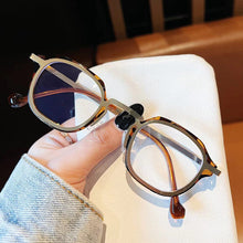 Carica l'immagine nel visualizzatore di Gallery, Occhiali da donna rotondi anti luce blu da uomo Occhiali da vista blu con blocco dell'ombreggiatura Occhiali da vista Occhiali da vista Studenti Computer 