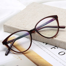 Load image into Gallery viewer, Women Cat Eye Eyeglasses Men Myopia Optical Glasse Frame Eye Glasses Computer Transparent Clear Frame Oculos