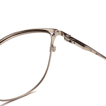 Load image into Gallery viewer, Women Cat Eye Full Rim Metal Spectacles Frames Prescription Eyeglasses With Spring Hinge For Lenses Myopia Reading