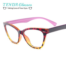 Carica l&#39;immagine nel visualizzatore di Gallery, Women Cat Eye Glasses Lightweight Plastic Eyewear Frame For Prescription Lenses