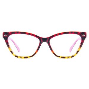 Women Cat Eye Glasses Lightweight Plastic Eyewear Frame For Prescription Lenses