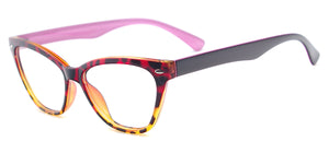 Women Cat Eye Glasses Lightweight Plastic Eyewear Frame For Prescription Lenses