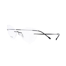 Load image into Gallery viewer, Women Cat Eye Rimless Titanium Eyeglasses Optical Frame Glasses Eyewear for Woman Eyeglasses