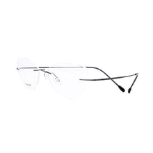 Load image into Gallery viewer, Women Cat Eye Rimless Titanium Eyeglasses Optical Frame Glasses Eyewear for Woman Eyeglasses