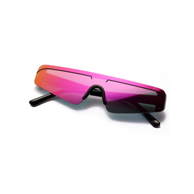 Occhiali da sole Cat Eye da donna Designer di marca Occhiali da mezza montatura piccoli Donna Uomo Specchio Sport Occhiali siamesi UV400