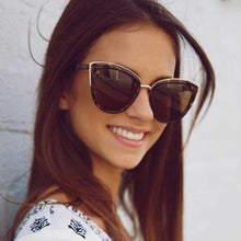 Carica l'immagine nel visualizzatore di Gallery, Women Cateye Sunglasses  Trend Vintage Elegant Oval Lady Sun Glasses Female oculo de sol Shades Summer style
