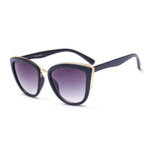 Carica l'immagine nel visualizzatore di Gallery, Women Cateye Sunglasses  Trend Vintage Elegant Oval Lady Sun Glasses Female oculo de sol Shades Summer style