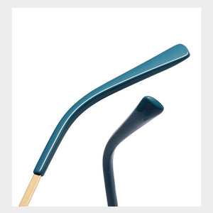 Women Gradient Color Women Stylish Glasses Frame with Flexible Spring Hinges Optical Prescription Eyewear Spectacles