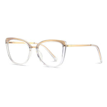 Load image into Gallery viewer, Women Gradient Color Women Stylish Glasses Frame with Flexible Spring Hinges Optical Prescription Eyewear Spectacles