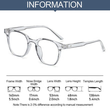 Load image into Gallery viewer, Women PC Frame Anti-UV Blue Rays Glasses Transparent Computer Goggles Men Eyeglasses Eyewear Vision Care