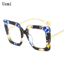Load image into Gallery viewer, Women Square Blue Light Glasses Oprawki Okularowe Damskie Glass Frame Retro Clear Reading Computer Eyeglasses Unisex