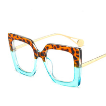 Load image into Gallery viewer, Women Square Blue Light Glasses Oprawki Okularowe Damskie Glass Frame Retro Clear Reading Computer Eyeglasses Unisex