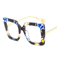 Load image into Gallery viewer, Women Square Blue Light Glasses Oprawki Okularowe Damskie Glass Frame Retro Clear Reading Computer Eyeglasses Unisex