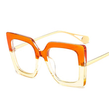 Load image into Gallery viewer, Women Square Blue Light Glasses Oprawki Okularowe Damskie Glass Frame Retro Clear Reading Computer Eyeglasses Unisex