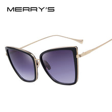 Load image into Gallery viewer, Women Sunglasses Cat Mirror Glasses Metal Cat Eye Sunglasses Women Brand Designer  Square S&#39;8222