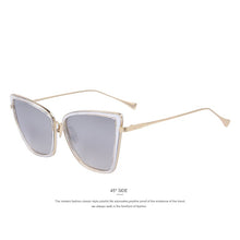 Load image into Gallery viewer, Women Sunglasses Cat Mirror Glasses Metal Cat Eye Sunglasses Women Brand Designer  Square S&#39;8222