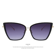 Load image into Gallery viewer, Women Sunglasses Cat Mirror Glasses Metal Cat Eye Sunglasses Women Brand Designer  Square S&#39;8222