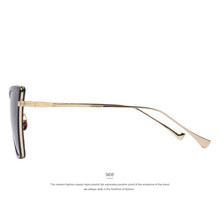 Load image into Gallery viewer, Women Sunglasses Cat Mirror Glasses Metal Cat Eye Sunglasses Women Brand Designer  Square S&#39;8222