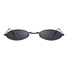 Load image into Gallery viewer, Fashion Women Sunglasses Famous Oval Sun Glasses Female Luxury Brand Metal Round Rays Frames Black Small Cheap Eyewear Oculos