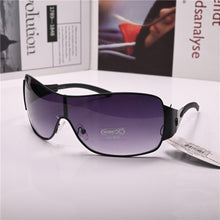 Load image into Gallery viewer, Women Sunglasses Steampunk Sun Glasses for Female vintage brown One-piece Lens Anti Reflection Driving Small Face