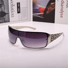 Load image into Gallery viewer, Women Sunglasses Steampunk Sun Glasses for Female vintage brown One-piece Lens Anti Reflection Driving Small Face