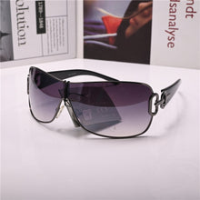 Load image into Gallery viewer, Women Sunglasses Steampunk Sun Glasses for Female vintage brown One-piece Lens Anti Reflection Driving Small Face