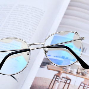 Women's Korean Eyeglasses For Women Transparent Clear Glasses  Retro Round Face Frame Sunglass