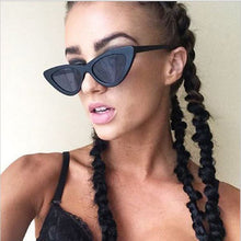 Load image into Gallery viewer, Women&#39;s Sunglasses Designer Brand Sexy Black Red Mirror sun glasses Female Retro cateye sunglasses 2023 trendy Gafas