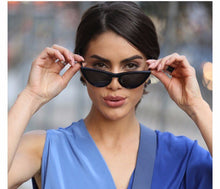 Load image into Gallery viewer, Women&#39;s Sunglasses Designer Brand Sexy Black Red Mirror sun glasses Female Retro cateye sunglasses 2023 trendy Gafas