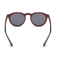 Load image into Gallery viewer, Wooden Sunglasses Black Red Ebony Wood Splice 2023 Brand Design Polarized Sun Glasses Men Women UV400 Handmade