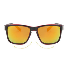 Load image into Gallery viewer, Fashion Wrap Square Frame Retro Decorative Photochromic Sunglasses Women Men Versatile Pattern Frame Sunglasses For Adults