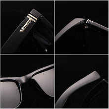 Load image into Gallery viewer, Wrap Square Frame Retro Decorative Photochromic Sunglasses Women Men Versatile Pattern Frame Sunglasses For Adults