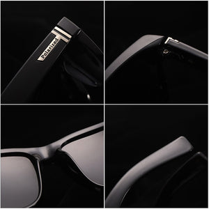 Wrap Square Frame Retro Decorative Photochromic Sunglasses Women Men Versatile Pattern Frame Sunglasses For Adults